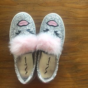 Girls NINA slip on shoes size 3